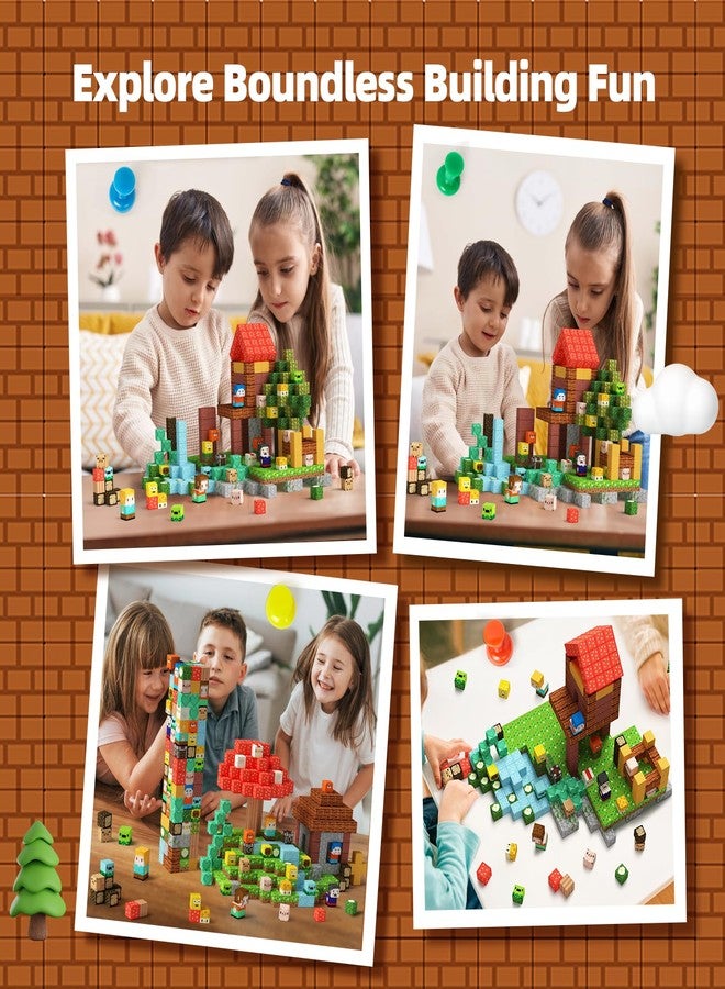 GobiDex 100PCS Magnetic Blocks Animal Toys, Build MagWonder with Building Construction Playset, STEM Pretend Play Gifts for Kids - Image 5
